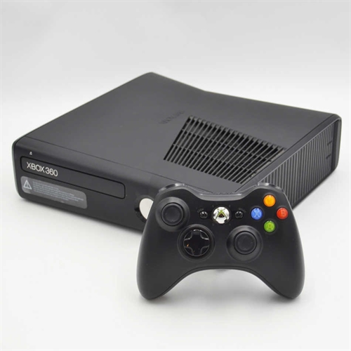 XBOX 360 S - Black - Complete In Box - Console - 4GB - SNR 016190410708 (B Grade) (Used)
